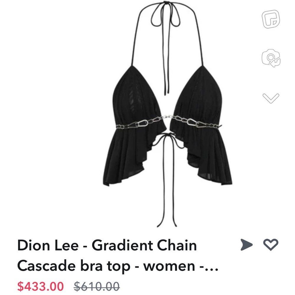 Dion Lee Chain Top // XS
